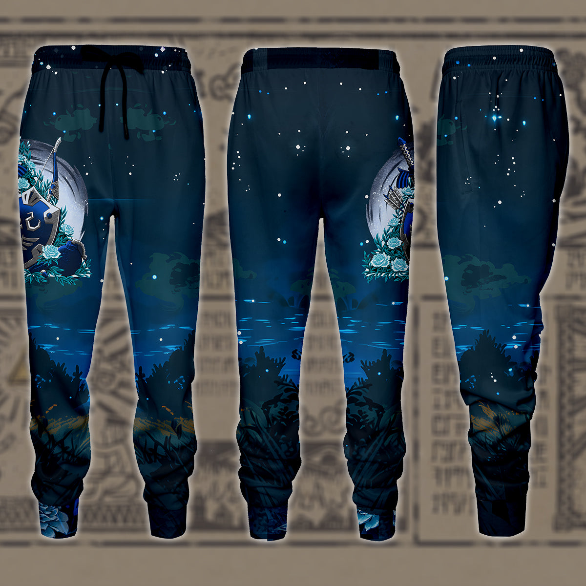 The Legend of Zelda Legendary Artifacts Video Game All Over Printed T-shirt Tank Top Zip Hoodie Pullover Hoodie Hawaiian Shirt Beach Shorts Joggers