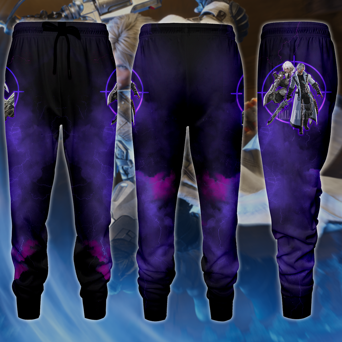 Final Fantasy XIV Thancred Video Game 3D All Over Print T-shirt Tank Top Zip Hoodie Pullover Hoodie Hawaiian Shirt Beach Shorts Jogger Joggers