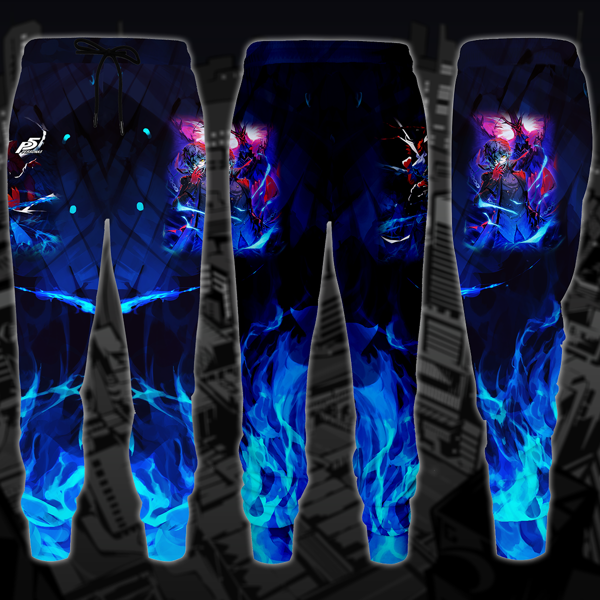 Persona 5 Video Game 3D All Over Printed T-shirt Tank Top Zip Hoodie Pullover Hoodie Hawaiian Shirt Beach Shorts Joggers Joggers