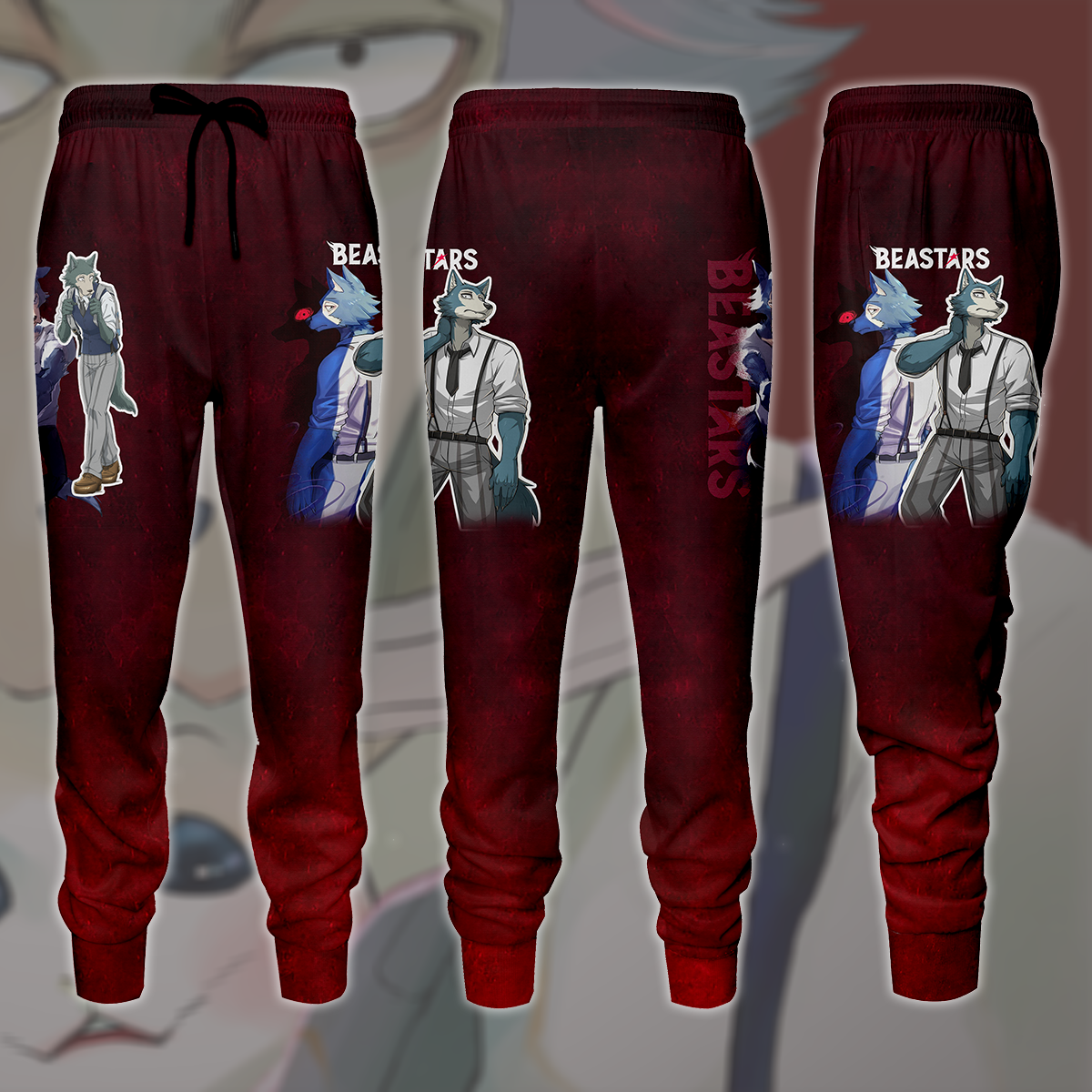 BEASTARS Anime All Over Printed T-shirt Tank Top Zip Hoodie Pullover Hoodie Hawaiian Shirt Beach Shorts Joggers Joggers