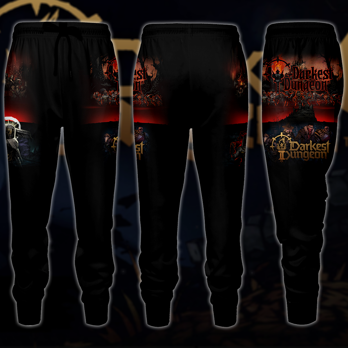 Darkest Dungeon Video Game 3D All Over Print T-shirt Tank Top Zip Hoodie Pullover Hoodie Hawaiian Shirt Beach Shorts Jogger Joggers