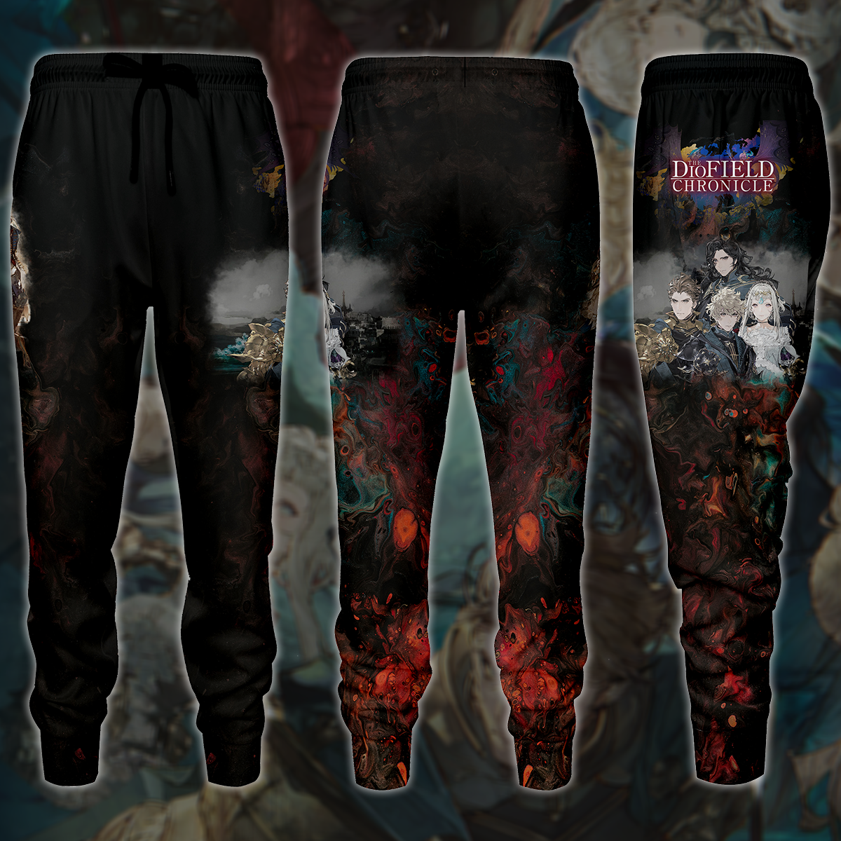 The DioField Chronicle Video Game 3D All Over Print T-shirt Tank Top Zip Hoodie Pullover Hoodie Hawaiian Shirt Beach Shorts Jogger Joggers
