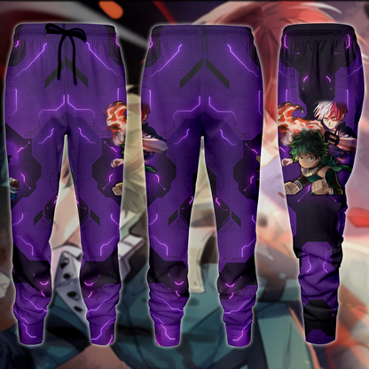 My Hero Academia: Deku x Todoroki 3D All Over Print T-shirt Tank Top Zip Hoodie Pullover Hoodie Hawaiian Shirt Beach Shorts Jogger Joggers