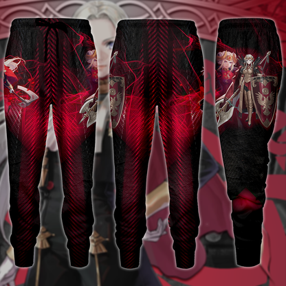 Fire Emblem Edelgard Video Game 3D All Over Print T-shirt Tank Top Zip Hoodie Pullover Hoodie Hawaiian Shirt Beach Shorts Jogger Joggers