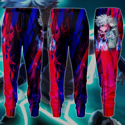 Hunter x Hunter Killua 3D All Over Print T-shirt Tank Top Zip Hoodie Pullover Hoodie Hawaiian Shirt Beach Shorts Jogger Joggers