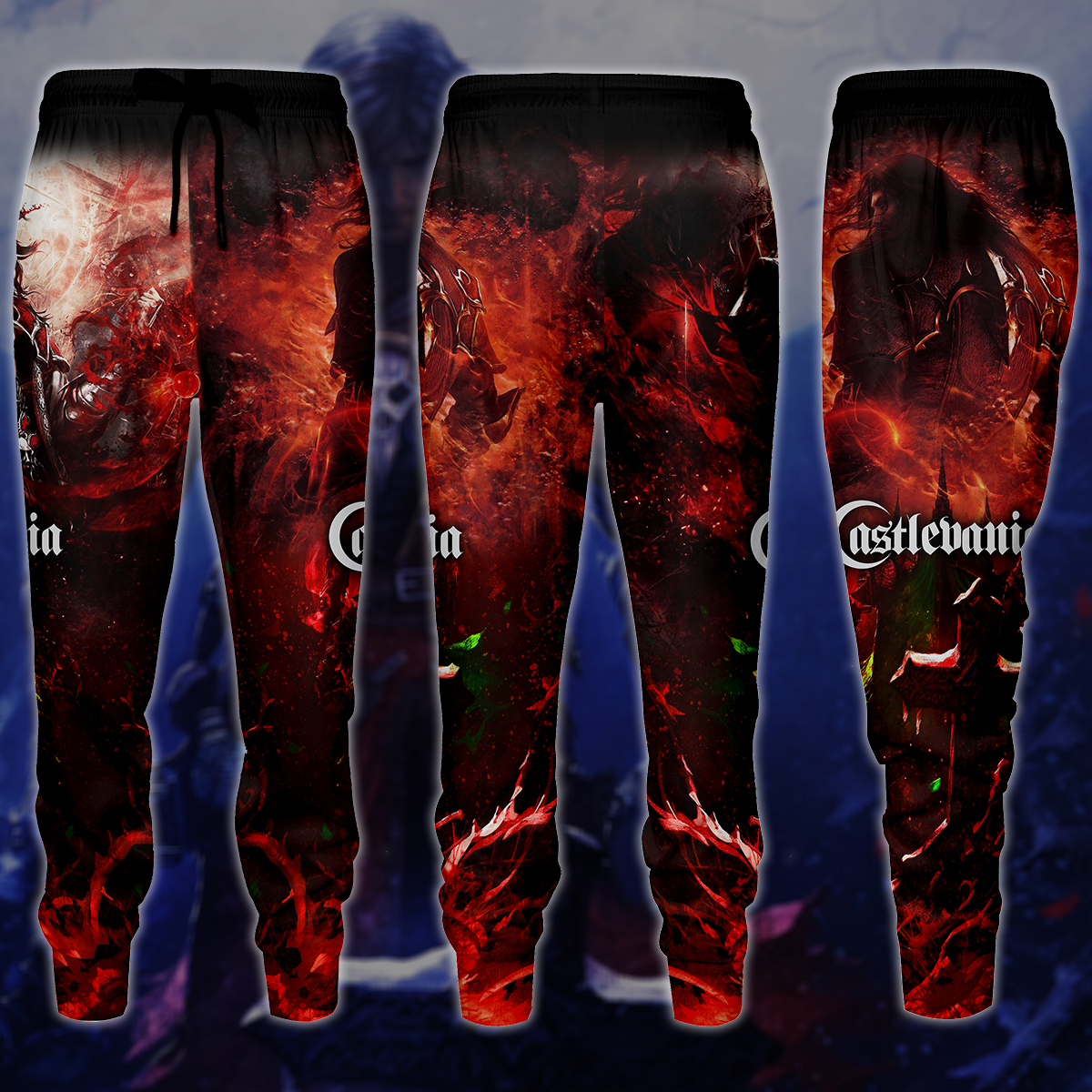 Castlevania Video Game 3D All Over Printed T-shirt Tank Top Zip Hoodie Pullover Hoodie Hawaiian Shirt Beach Shorts Jogger Joggers
