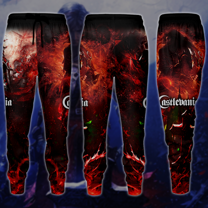 Castlevania Video Game 3D All Over Printed T-shirt Tank Top Zip Hoodie Pullover Hoodie Hawaiian Shirt Beach Shorts Jogger Joggers