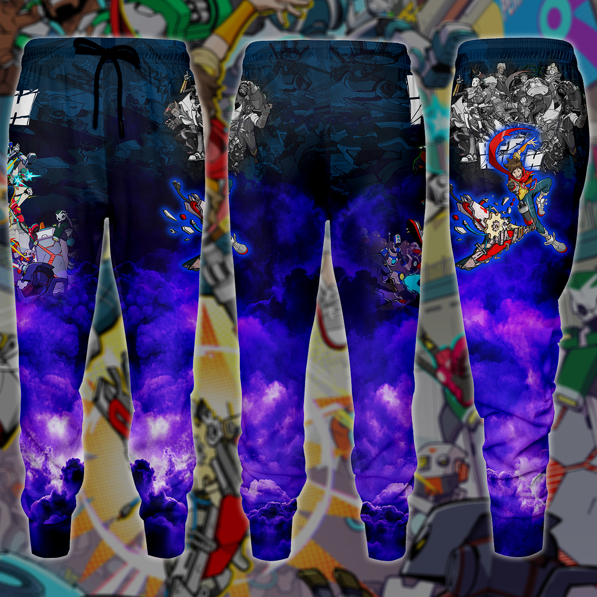 Hi-Fi RUSH Video Game 3D All Over Printed T-shirt Tank Top Zip Hoodie Pullover Hoodie Hawaiian Shirt Beach Shorts Jogger Joggers