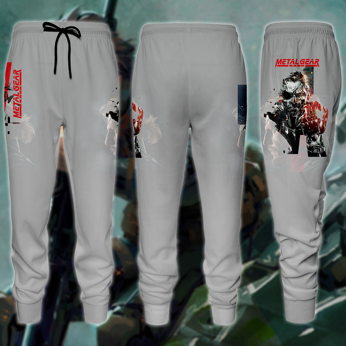 Metal Gear Solid Video Game 3D All Over Print T-shirt Tank Top Zip Hoodie Pullover Hoodie Hawaiian Shirt Beach Shorts Jogger Joggers