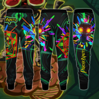 Psychonauts 2 3D All Over Print T-shirt Tank Top Zip Hoodie Pullover Hoodie Hawaiian Shirt Beach Shorts Jogger Joggers