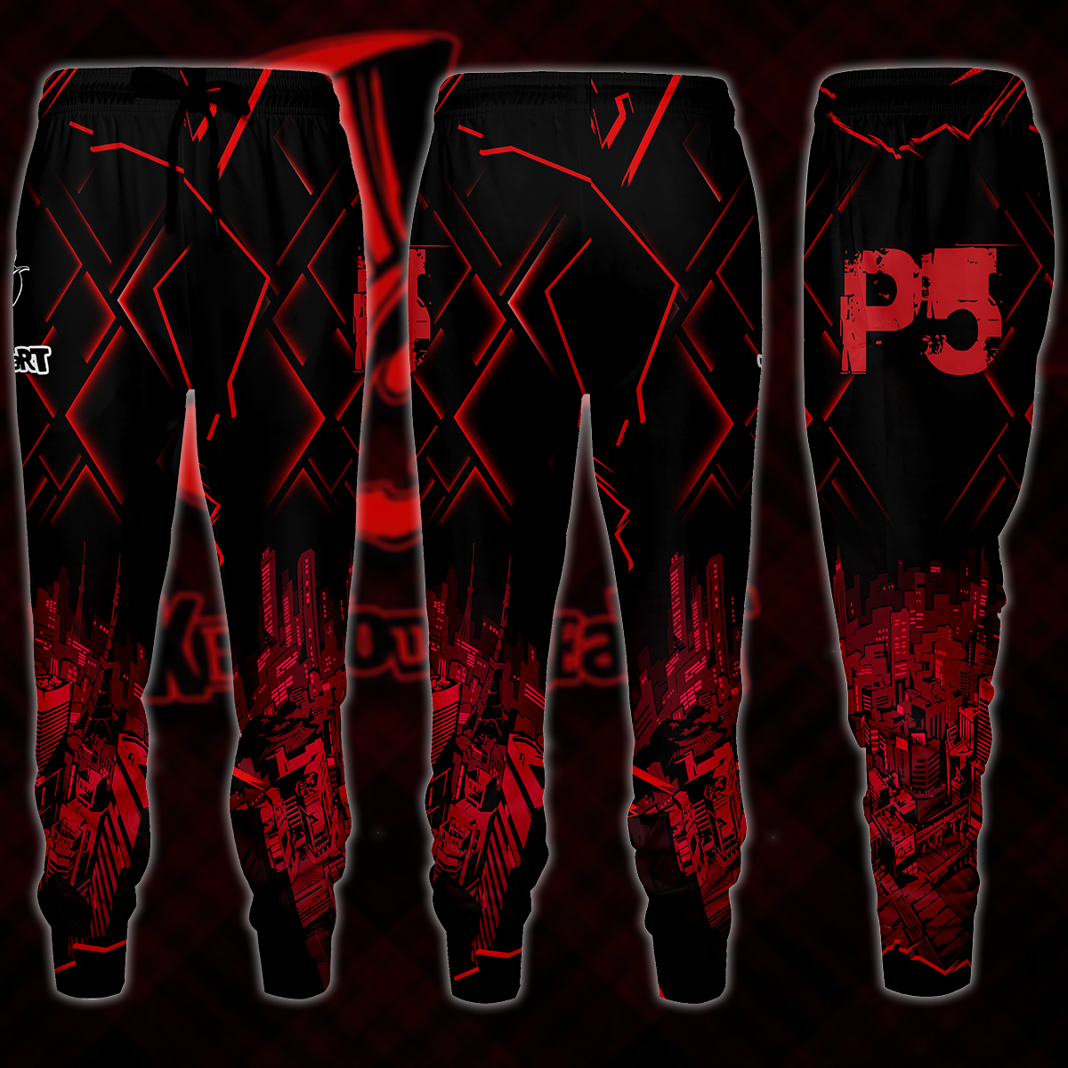 Persona 5 Strikers Video Game 3D All Over Print T-shirt Tank Top Zip Hoodie Pullover Hoodie Hawaiian Shirt Beach Shorts Jogger Joggers