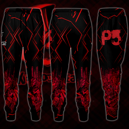 Persona 5 Strikers Video Game 3D All Over Print T-shirt Tank Top Zip Hoodie Pullover Hoodie Hawaiian Shirt Beach Shorts Jogger Joggers
