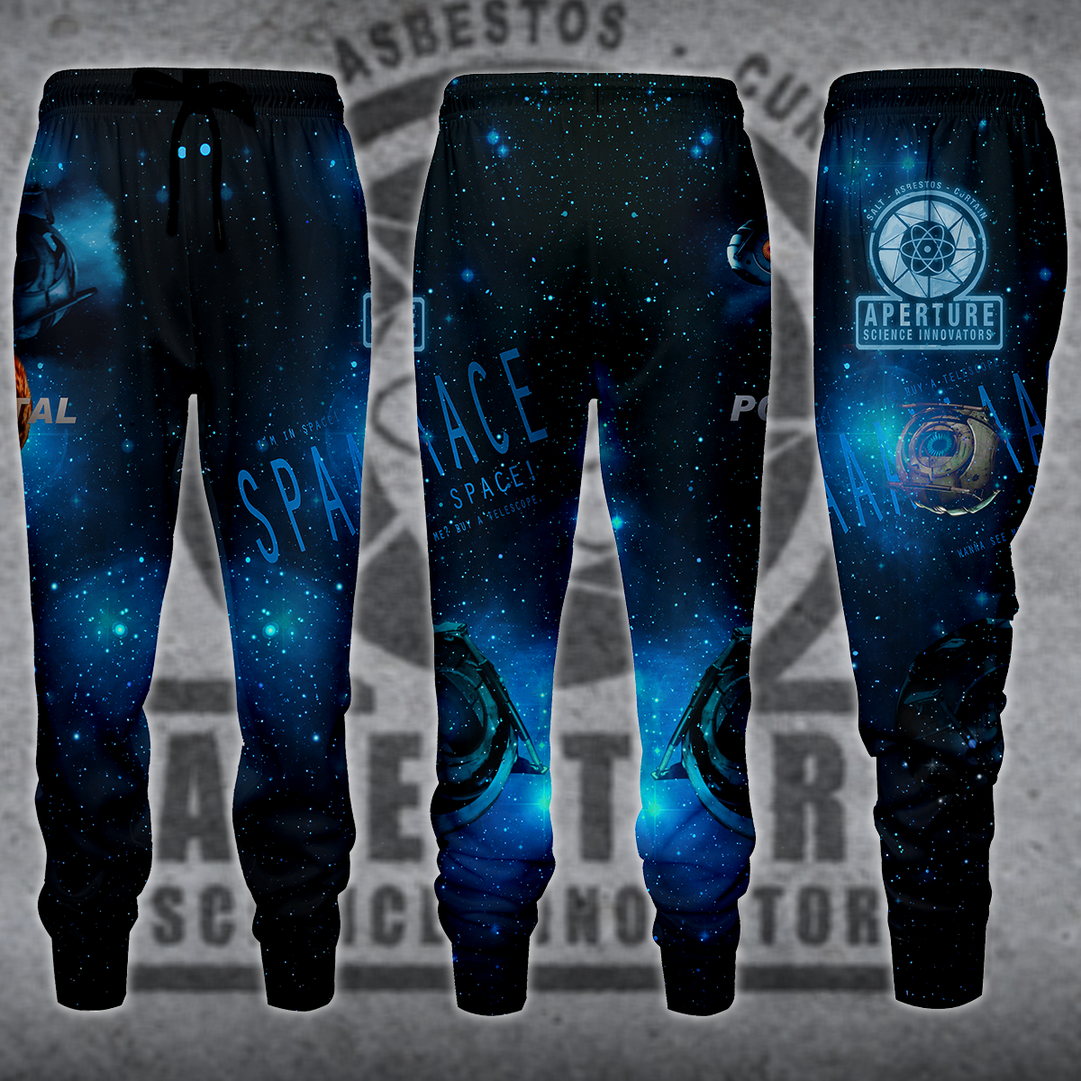 Portal 2 Video Game 3D All Over Print T-shirt Tank Top Zip Hoodie Pullover Hoodie Hawaiian Shirt Beach Shorts Jogger Joggers