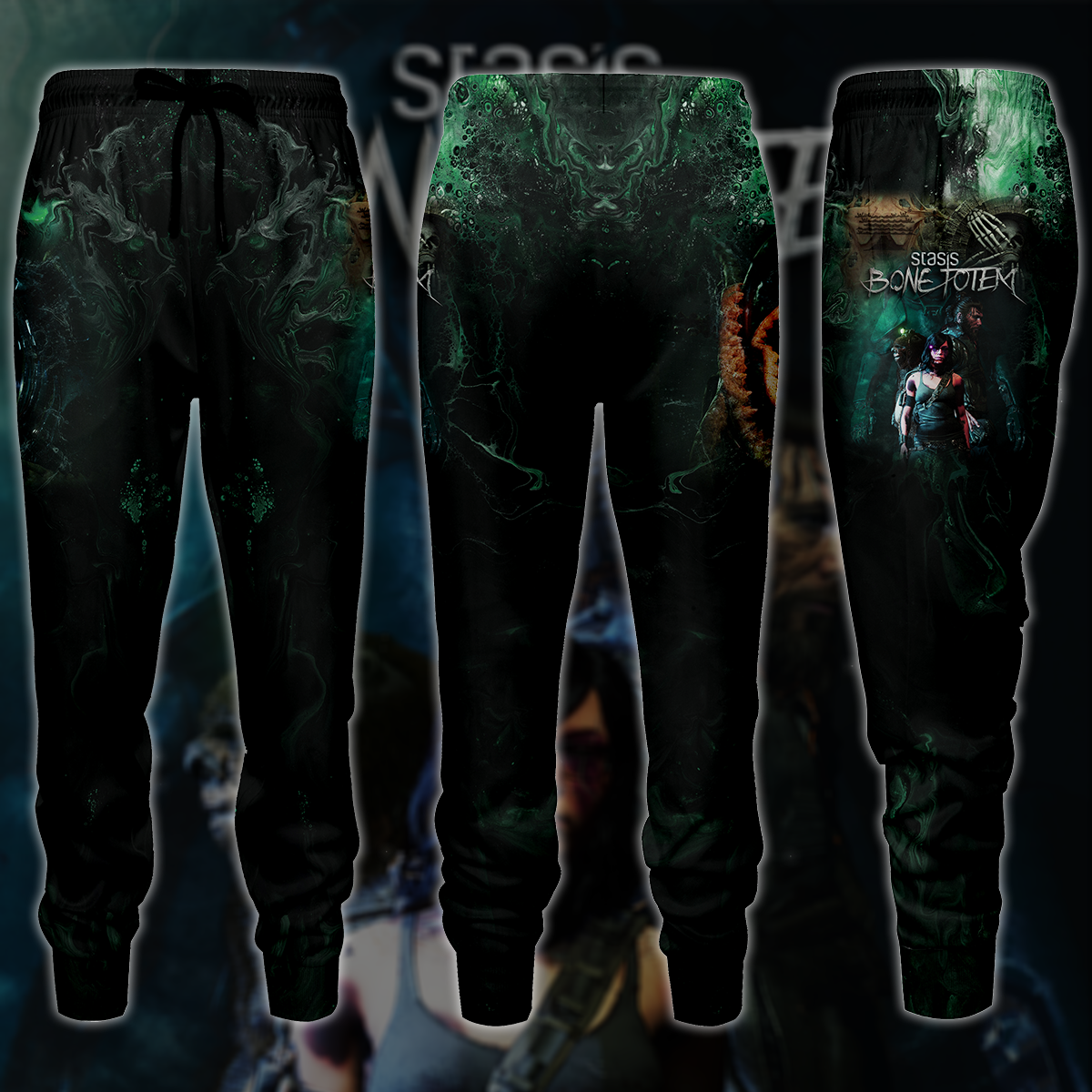Stasis: Bone Totem Video Game 3D All Over Printed T-shirt Tank Top Zip Hoodie Pullover Hoodie Hawaiian Shirt Beach Shorts Jogger Joggers