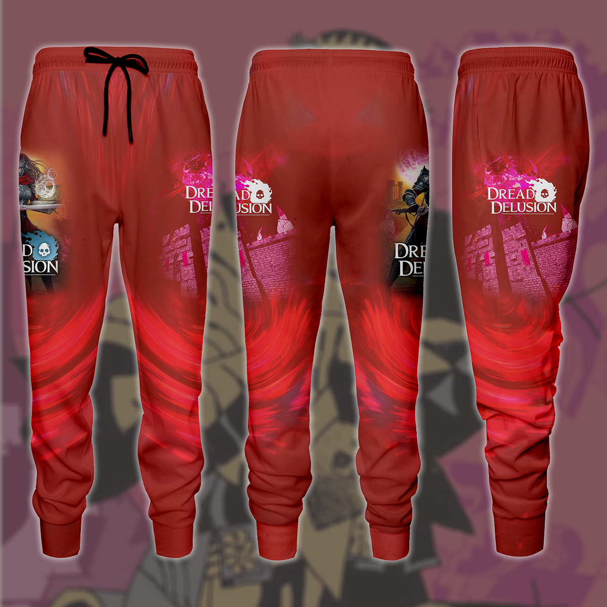 Dread Delusion Video Game All Over Printed T-shirt Tank Top Zip Hoodie Pullover Hoodie Hawaiian Shirt Beach Shorts Joggers Joggers