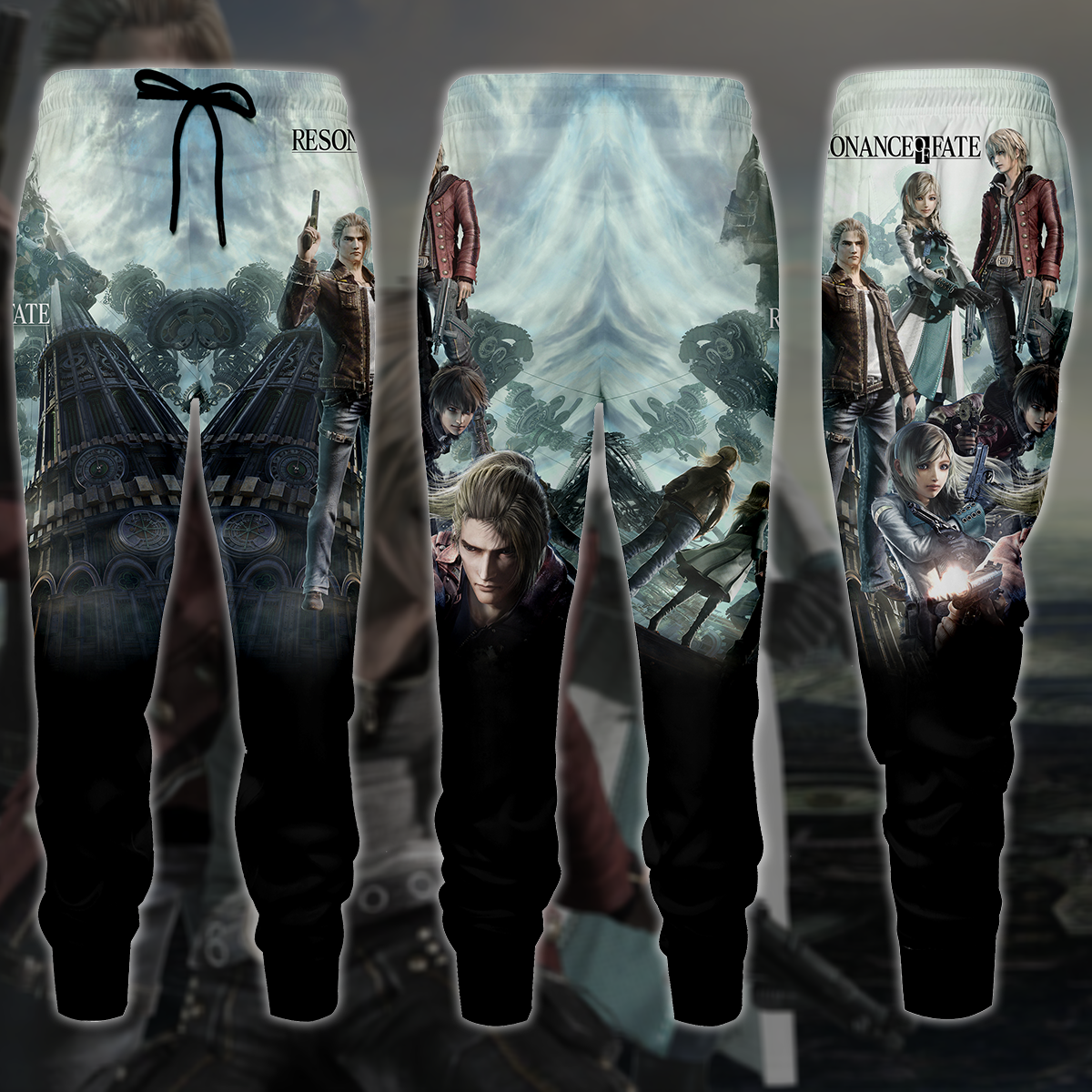 Resonance of Fate Video Game 3D All Over Printed T-shirt Tank Top Zip Hoodie Pullover Hoodie Hawaiian Shirt Beach Shorts Jogger Joggers
