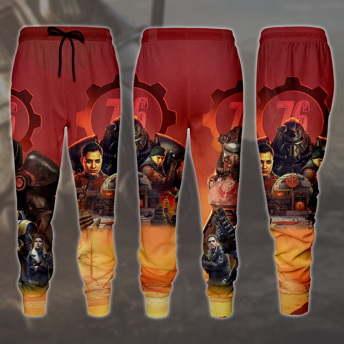 Fallout 76 Video Game All Over Printed T-shirt Tank Top Zip Hoodie Pullover Hoodie Hawaiian Shirt Beach Shorts Joggers