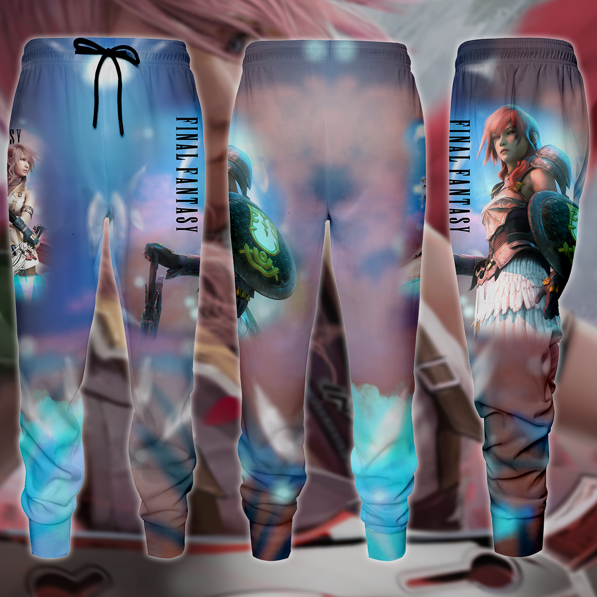 Final Fantasy XIII Video Game 3D All Over Print T-shirt Tank Top Zip Hoodie Pullover Hoodie Hawaiian Shirt Beach Shorts Jogger Joggers