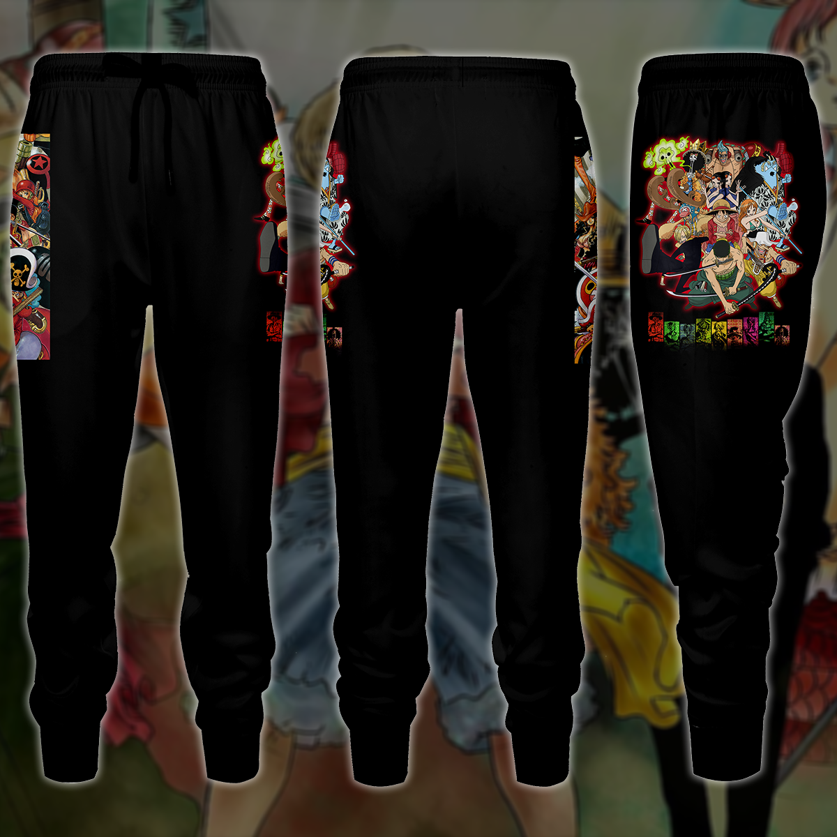 One Piece Straw Hat Pirates Anime Manga 3D All Over Print T-shirt Tank Top Zip Hoodie Pullover Hoodie Hawaiian Shirt Beach Shorts Jogger Joggers