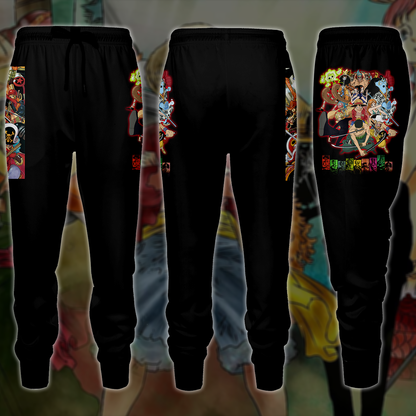 One Piece Straw Hat Pirates Anime Manga 3D All Over Print T-shirt Tank Top Zip Hoodie Pullover Hoodie Hawaiian Shirt Beach Shorts Jogger Joggers