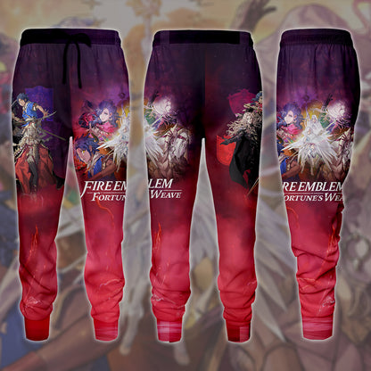 Fire Emblem: Fortune's Weave Video Game All Over Printed T-shirt Tank Top Zip Hoodie Pullover Hoodie Hawaiian Shirt Beach Shorts Joggers Joggers
