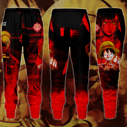 One Piece Monkey D. Luffy 3D All Over Print T-shirt Tank Top Zip Hoodie Pullover Hoodie Hawaiian Shirt Beach Shorts Jogger Joggers