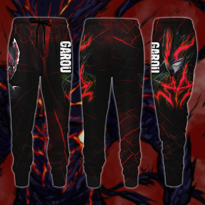 One Punch Man Garou Monster Form 3D All Over Print T-shirt Tank Top Zip Hoodie Pullover Hoodie Hawaiian Shirt Beach Shorts Jogger Joggers