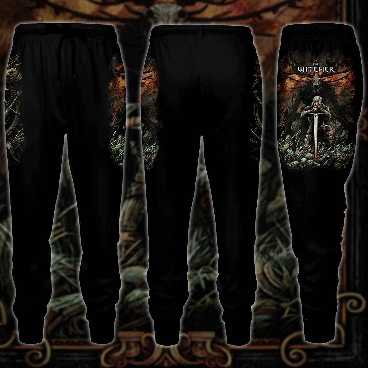 The Witcher Video Game 3D All Over Printed T-shirt Tank Top Zip Hoodie Pullover Hoodie Hawaiian Shirt Beach Shorts Jogger Joggers