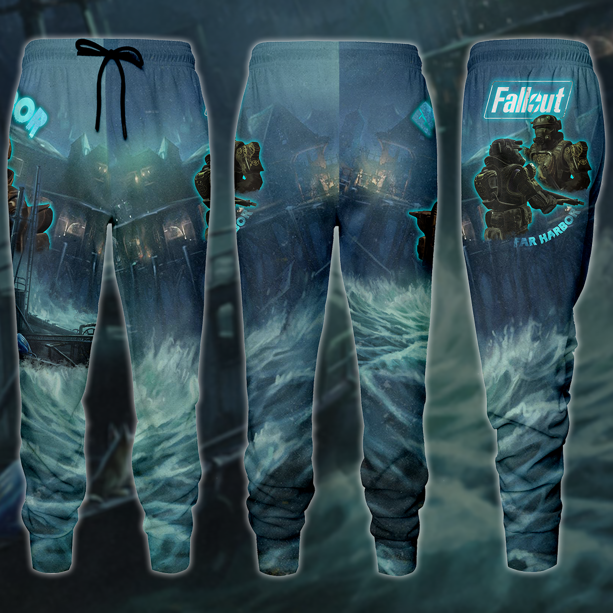Fallout 4: Far Harbour Video Game 3D All Over Printed T-shirt Tank Top Zip Hoodie Pullover Hoodie Hawaiian Shirt Beach Shorts Jogger Joggers
