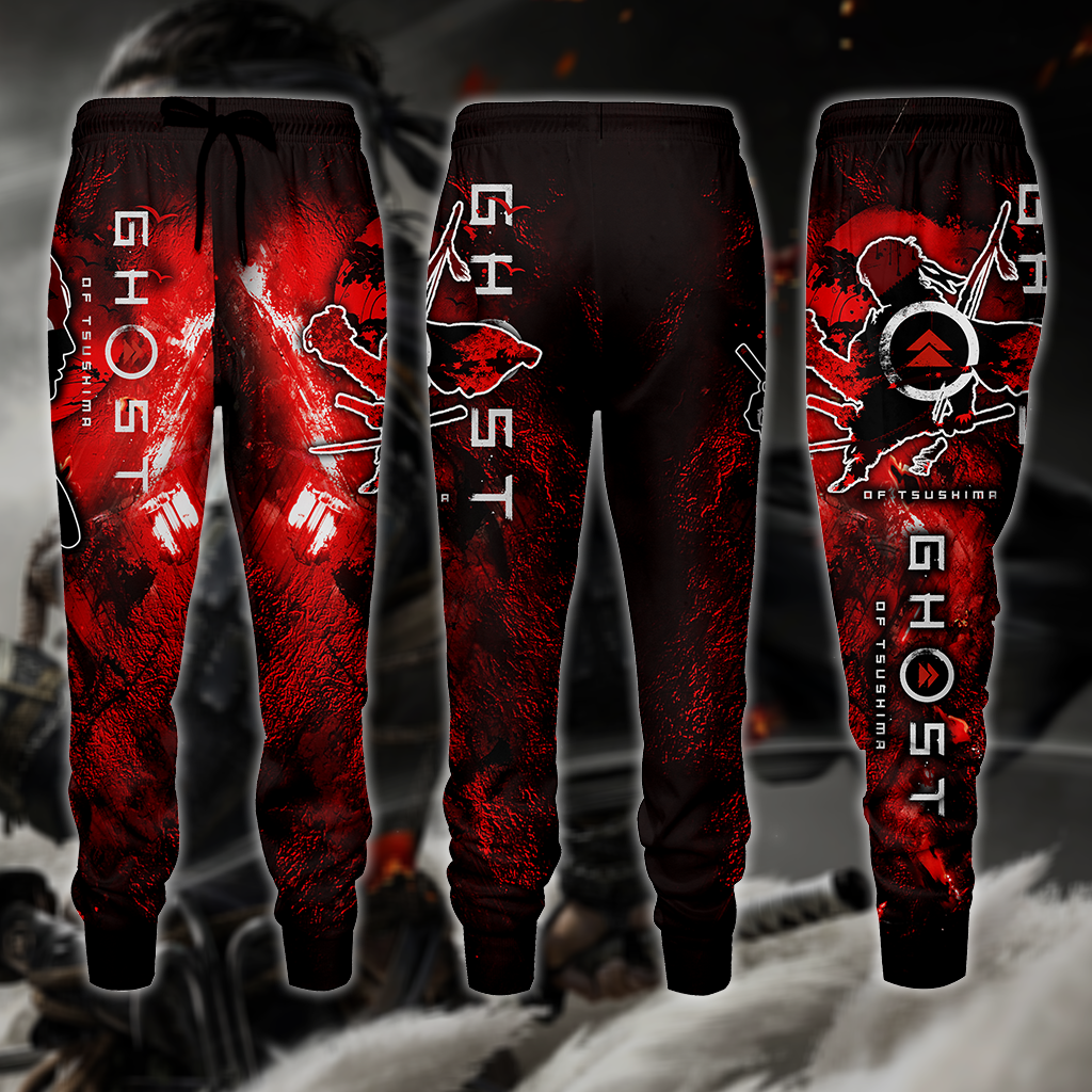Ghost of Tsushima 3D All Over Print T-shirt Tank Top Zip Hoodie Pullover Hoodie Hawaiian Shirt Beach Shorts Jogger Joggers