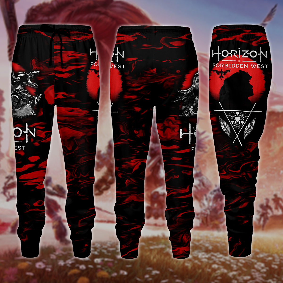 Horizon Forbidden West 3D All Over Print T-shirt Tank Top Zip Hoodie Pullover Hoodie Hawaiian Shirt Beach Shorts Jogger Joggers