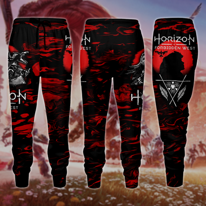 Horizon Forbidden West 3D All Over Print T-shirt Tank Top Zip Hoodie Pullover Hoodie Hawaiian Shirt Beach Shorts Jogger Joggers