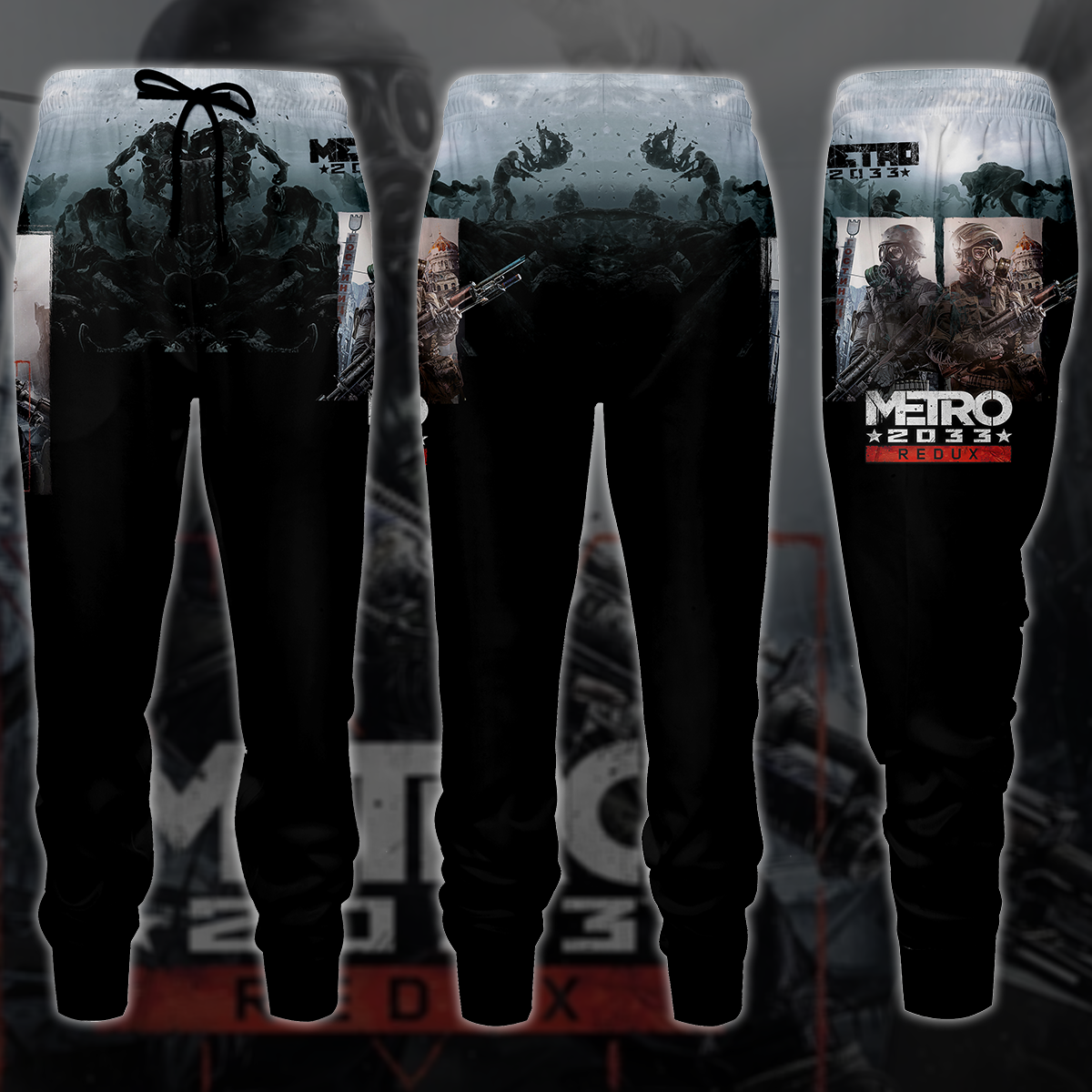 Metro 2033 Redux Video Game 3D All Over Printed T-shirt Tank Top Zip Hoodie Pullover Hoodie Hawaiian Shirt Beach Shorts Jogger Joggers