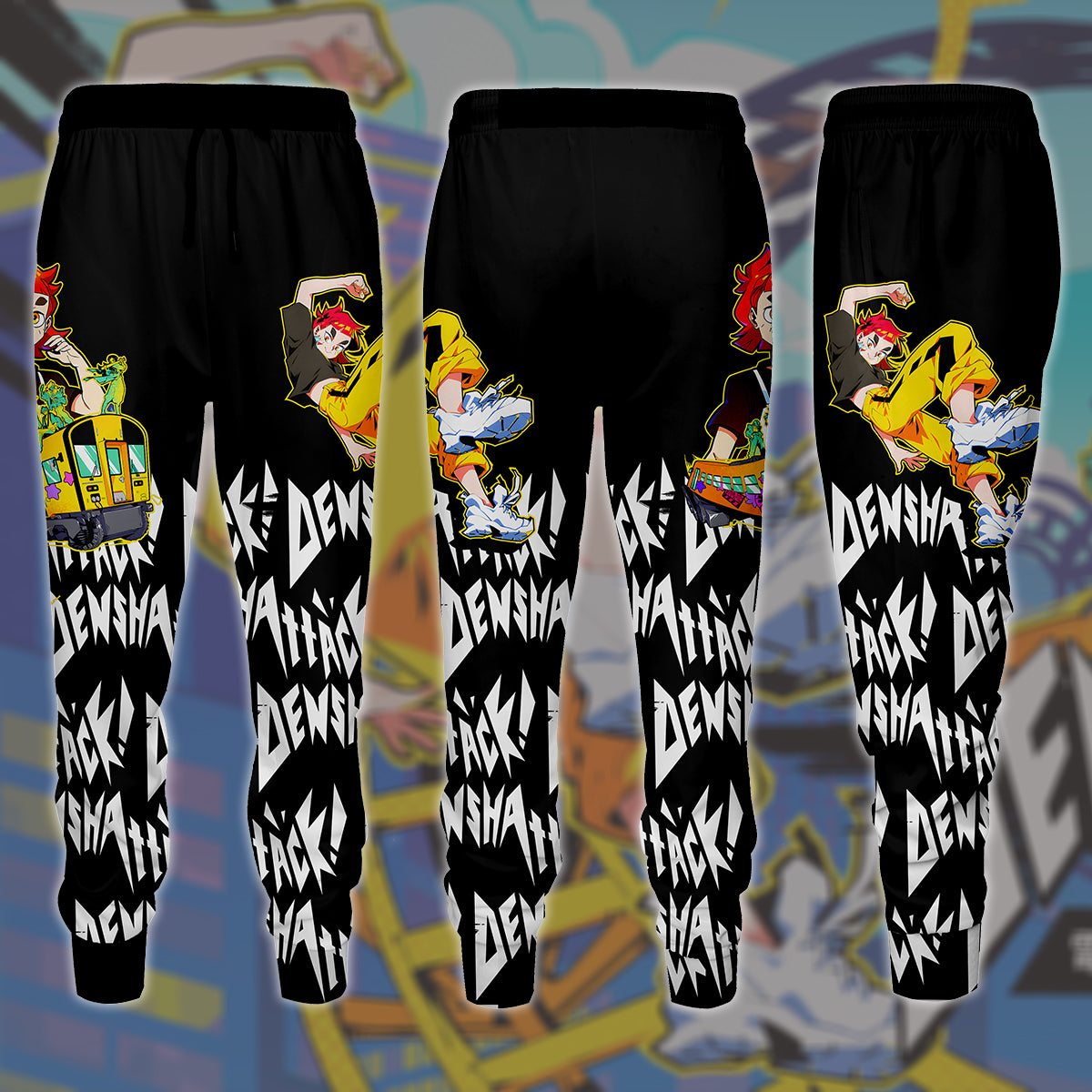 Denshattack Video Game All Over Printed T-shirt Tank Top Zip Hoodie Pullover Hoodie Hawaiian Shirt Beach Shorts Joggers