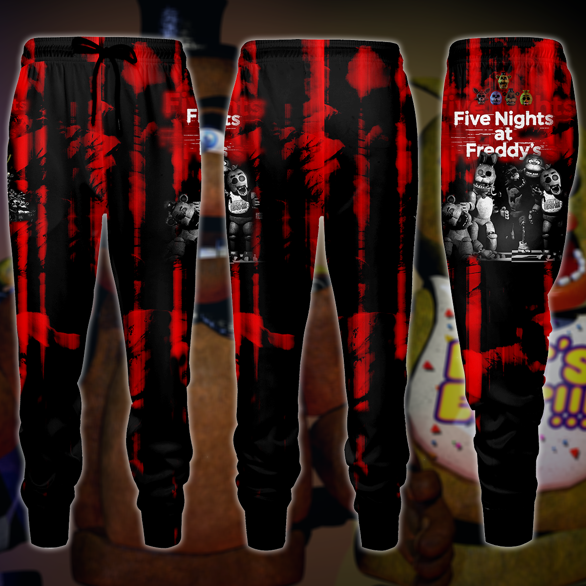 Five Nights At Freddy's Video Game 3D All Over Print T-shirt Tank Top Zip Hoodie Pullover Hoodie Hawaiian Shirt Beach Shorts Jogger Joggers