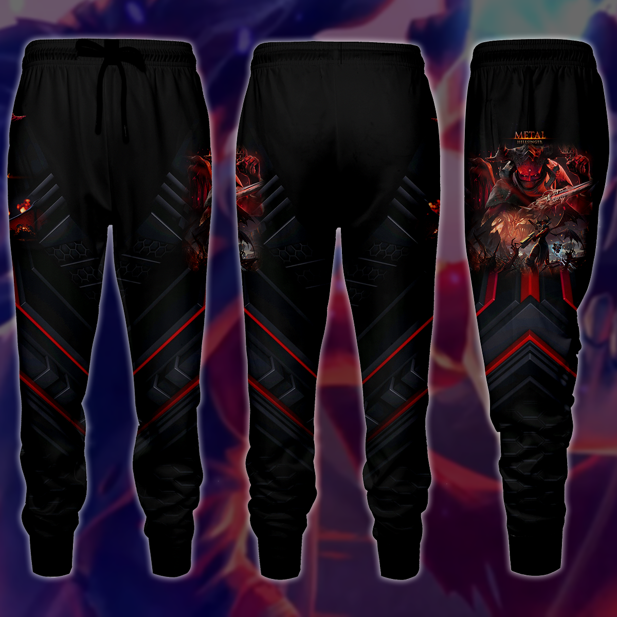 Metal: Hellsinger Video Game 3D All Over Print T-shirt Tank Top Zip Hoodie Pullover Hoodie Hawaiian Shirt Beach Shorts Jogger Joggers