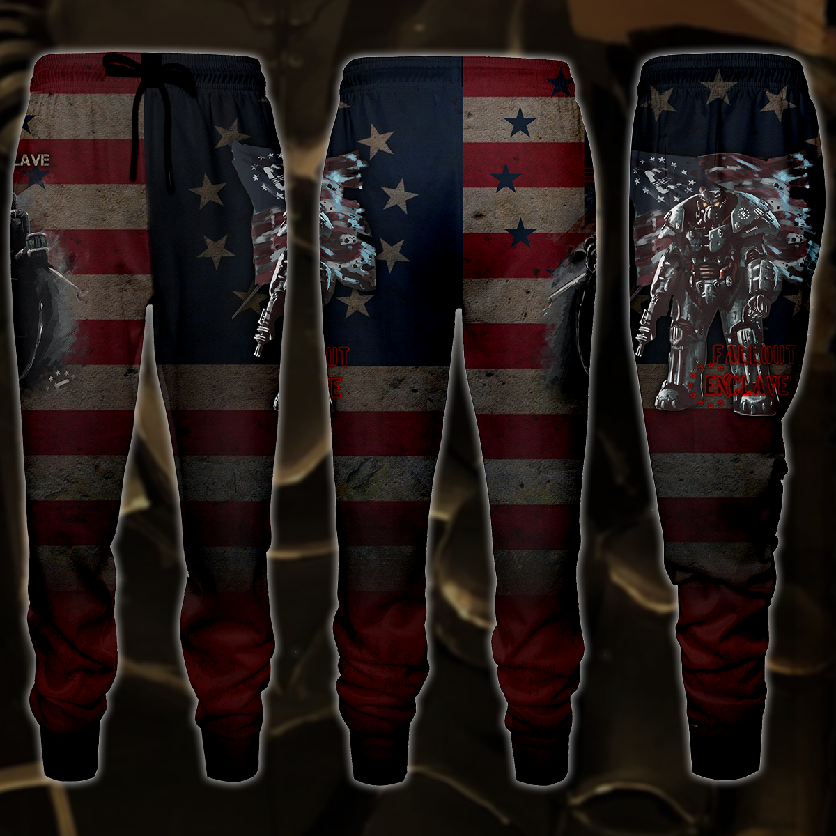 Fallout Enclave Video Game 3D All Over Printed T-shirt Tank Top Zip Hoodie Pullover Hoodie Hawaiian Shirt Beach Shorts Jogger Joggers