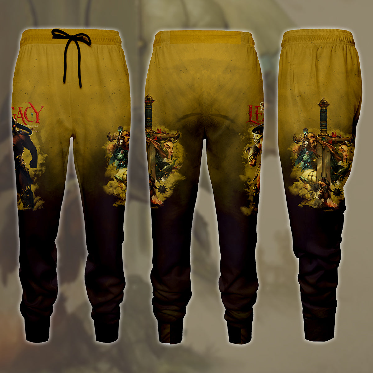 Legacy: Steel & Sorcery Video Game All Over Printed T-shirt Tank Top Zip Hoodie Pullover Hoodie Hawaiian Shirt Beach Shorts Joggers Joggers