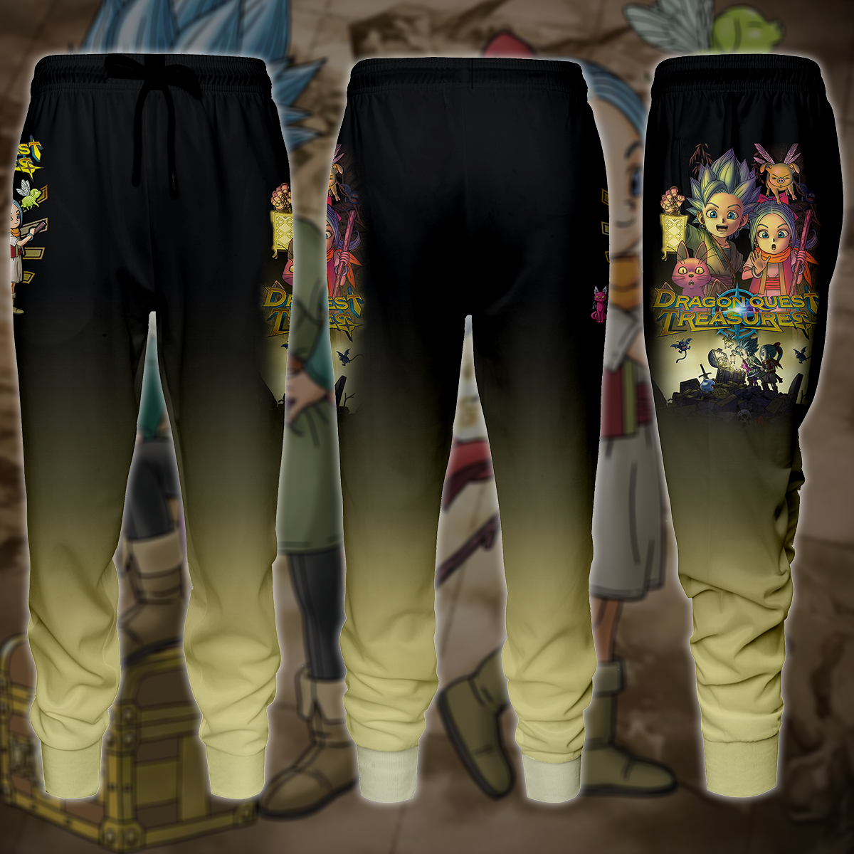 Dragon Quest Treasures Video Game 3D All Over Printed T-shirt Tank Top Zip Hoodie Pullover Hoodie Hawaiian Shirt Beach Shorts Jogger Joggers