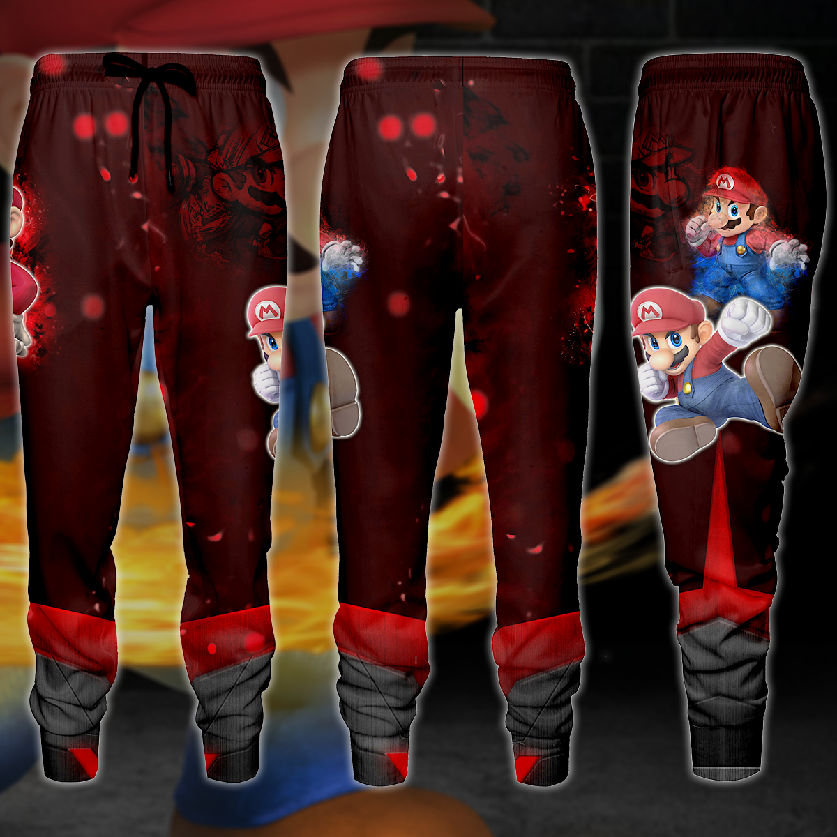 Super Mario Video Game 3D All Over Print T-shirt Tank Top Zip Hoodie Pullover Hoodie Hawaiian Shirt Beach Shorts Jogger Joggers