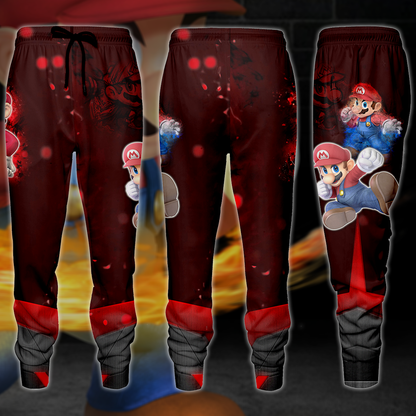Super Mario Video Game 3D All Over Print T-shirt Tank Top Zip Hoodie Pullover Hoodie Hawaiian Shirt Beach Shorts Jogger Joggers
