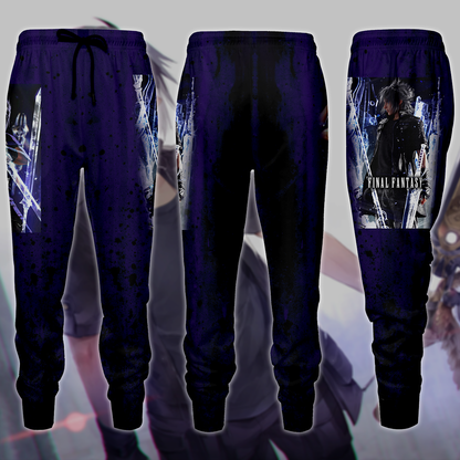 Final Fantasy XV Noctis Video Game 3D All Over Print T-shirt Tank Top Zip Hoodie Pullover Hoodie Hawaiian Shirt Beach Shorts Jogger Joggers