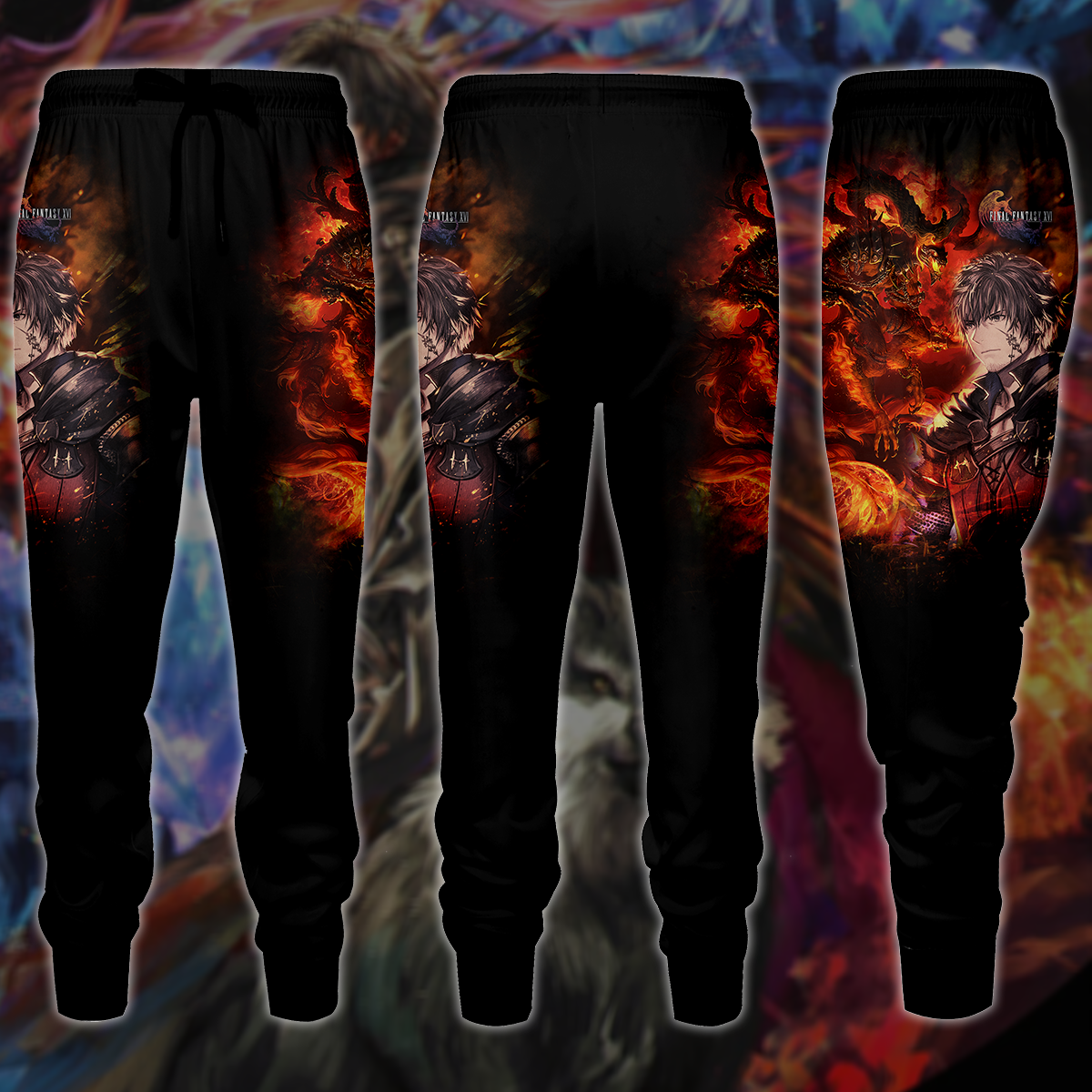 Final Fantasy XVI Video Game 3D All Over Printed T-shirt Tank Top Zip Hoodie Pullover Hoodie Hawaiian Shirt Beach Shorts Jogger Joggers