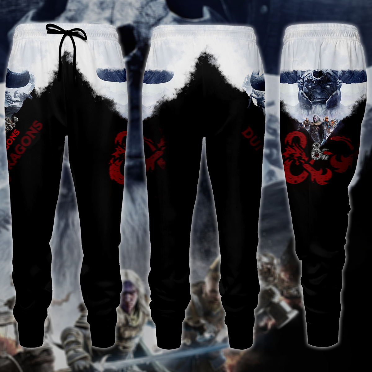 Dungeons And Dragons Video Game 3D All Over Print T-shirt Tank Top Zip Hoodie Pullover Hoodie Hawaiian Shirt Beach Shorts Jogger Joggers