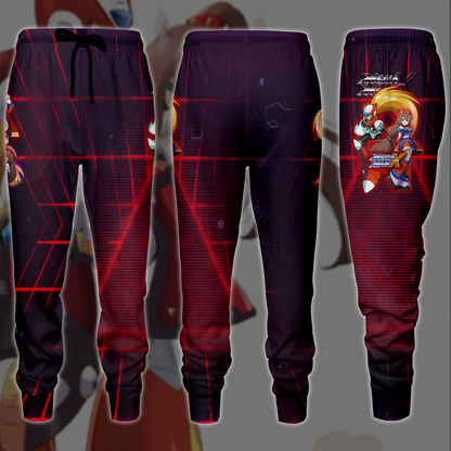 Mega Man X: Zero & Iris Video Game 3D All Over Printed T-shirt Tank Top Zip Hoodie Pullover Hoodie Hawaiian Shirt Beach Shorts Jogger Joggers