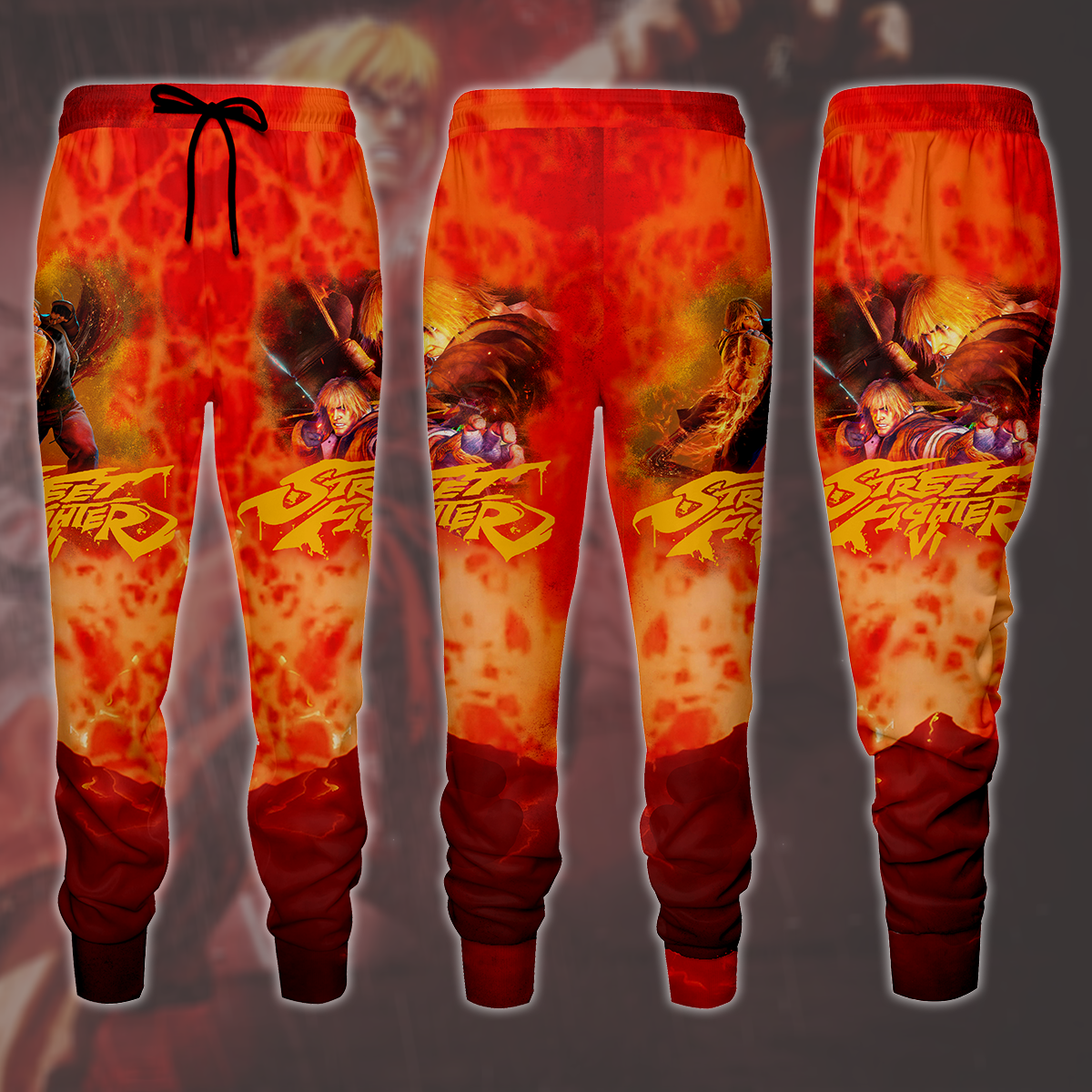 Street Fighter 6 Ken Video Game All Over Printed T-shirt Tank Top Zip Hoodie Pullover Hoodie Hawaiian Shirt Beach Shorts Joggers Joggers