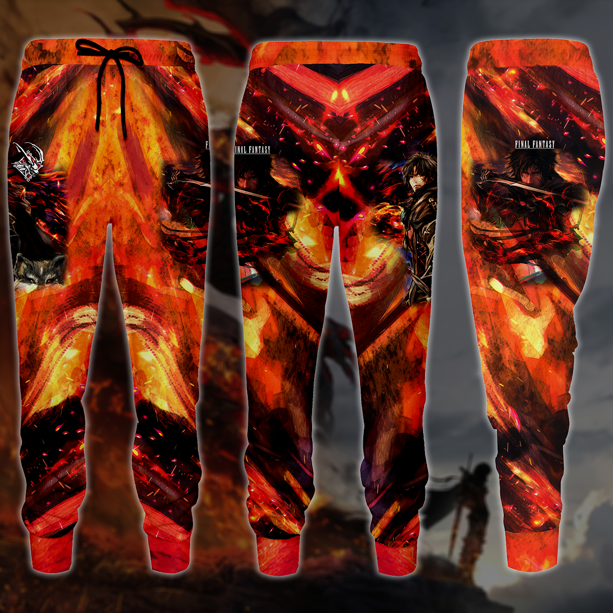 Final Fantasy XVI Video Game 3D All Over Printed T-shirt Tank Top Zip Hoodie Pullover Hoodie Hawaiian Shirt Beach Shorts Joggers Joggers