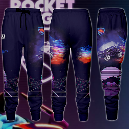 Rocket League Video Game 3D All Over Print T-shirt Tank Top Zip Hoodie Pullover Hoodie Hawaiian Shirt Beach Shorts Jogger Joggers