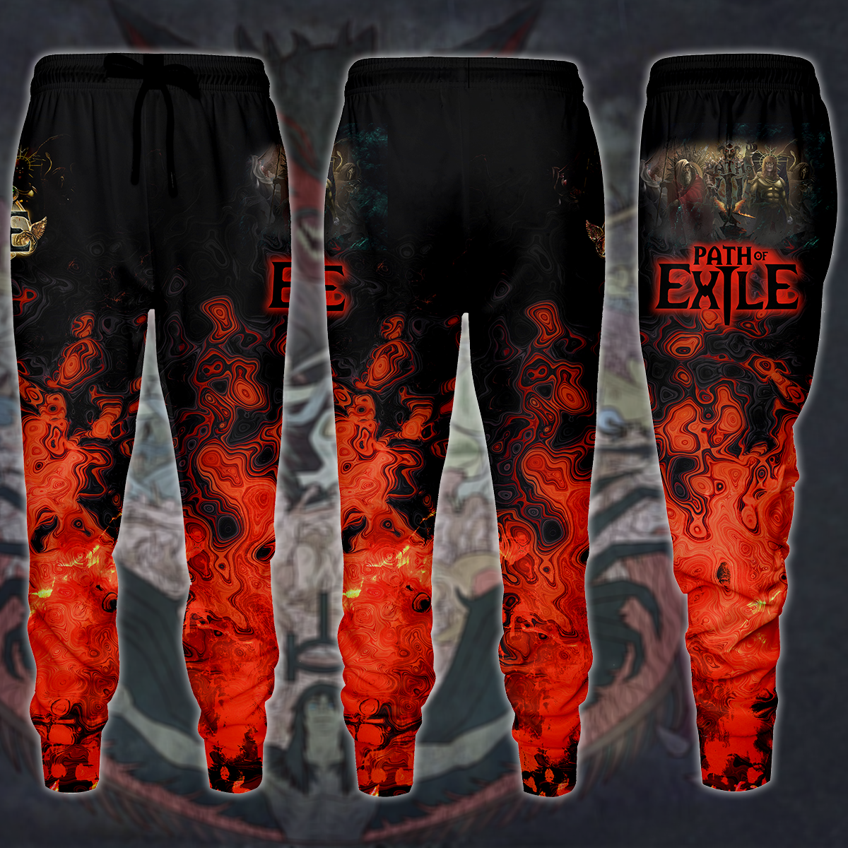 Path Of Exile Video Game 3D All Over Print T-shirt Tank Top Zip Hoodie Pullover Hoodie Hawaiian Shirt Beach Shorts Jogger Joggers