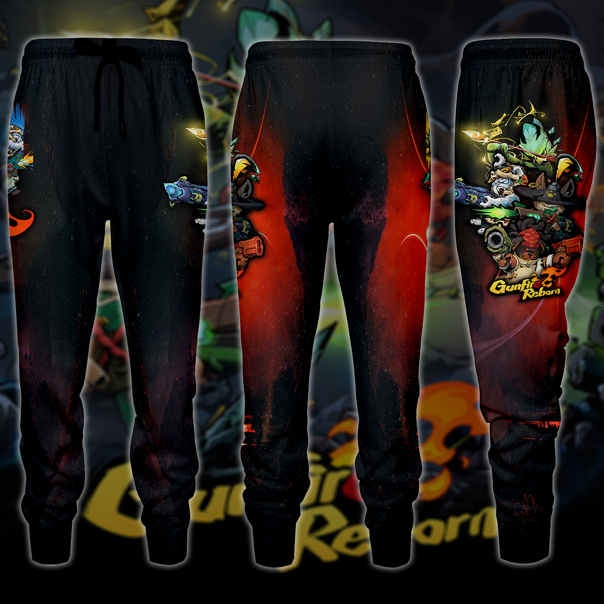 Gunfire Reborn Video Game 3D All Over Printed T-shirt Tank Top Zip Hoodie Pullover Hoodie Hawaiian Shirt Beach Shorts Jogger Joggers